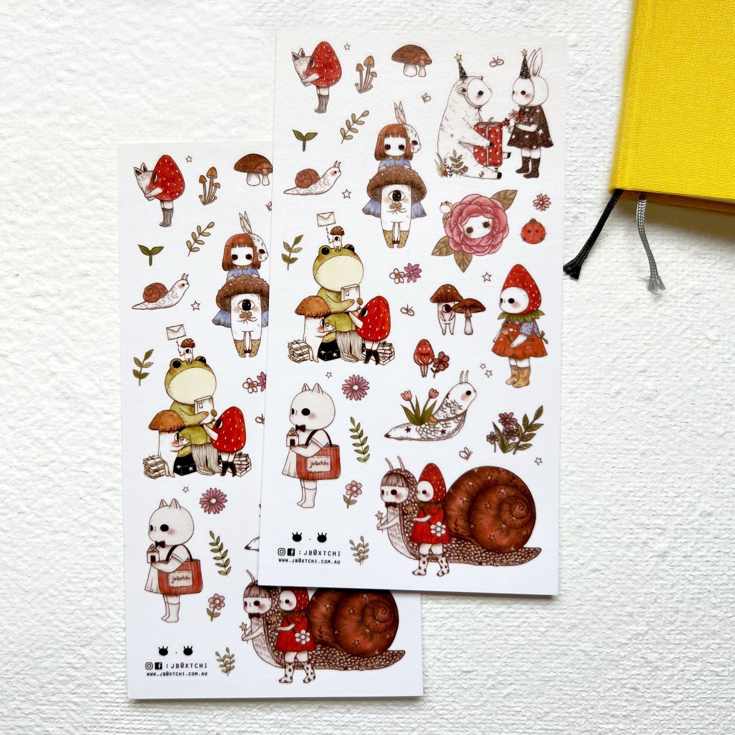 Woodland Friends Washi Sticker Sheet