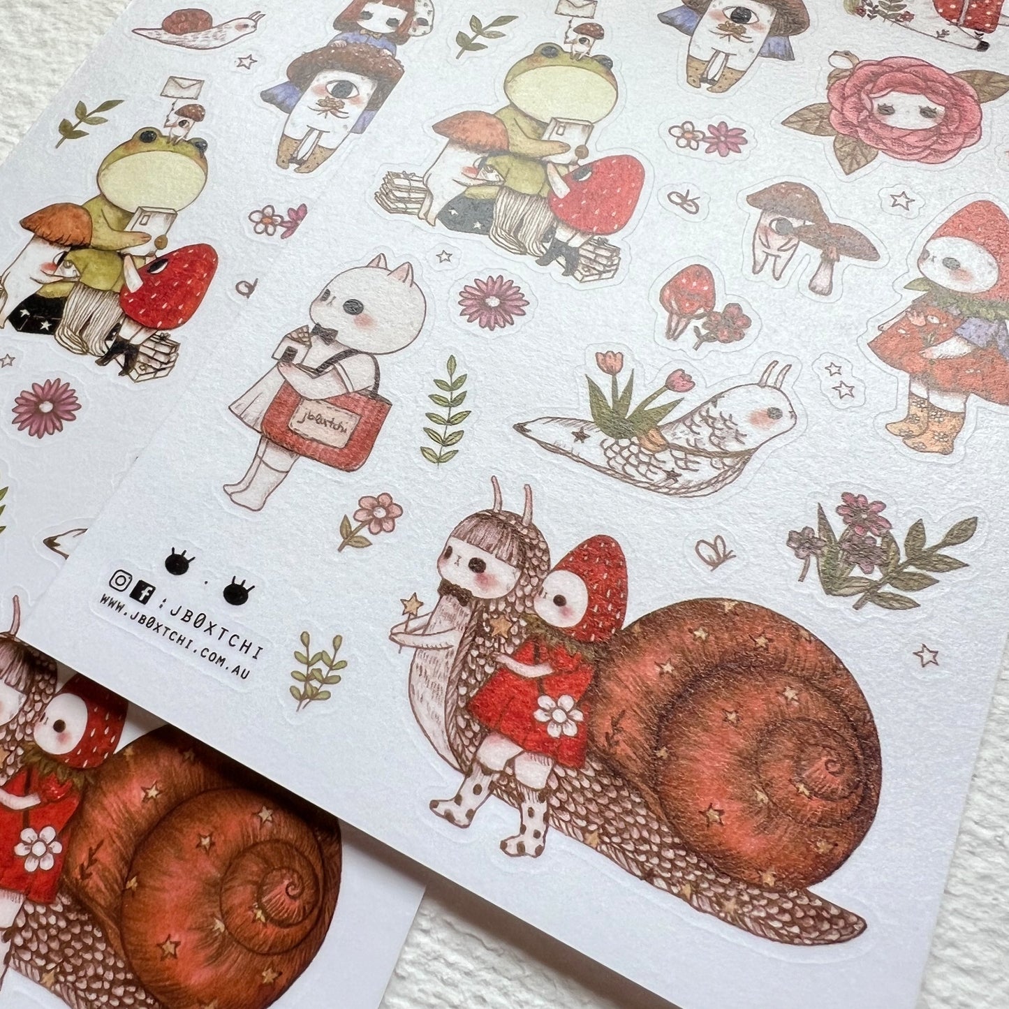 Woodland Friends Washi Sticker Sheet