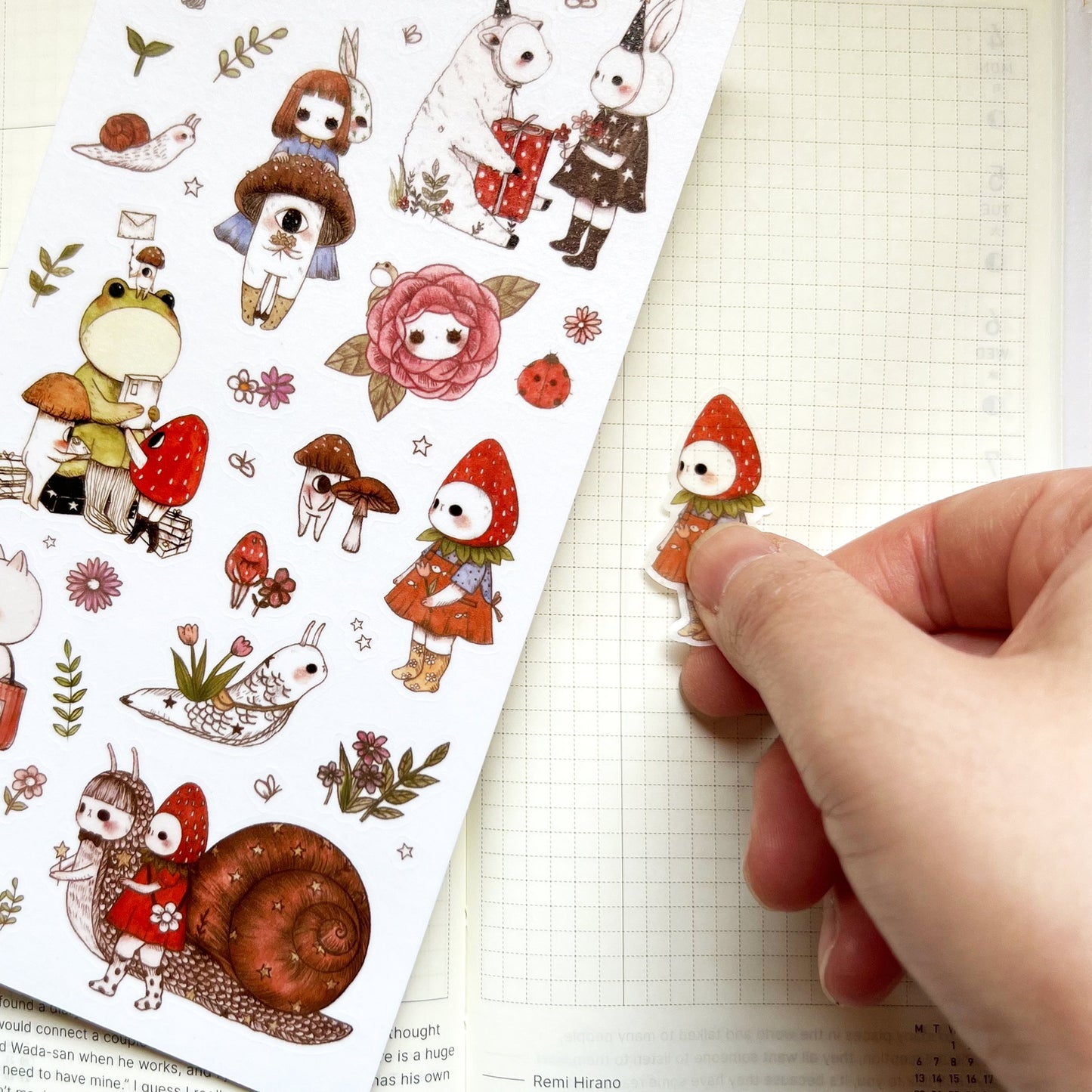 Woodland Friends Washi Sticker Sheet