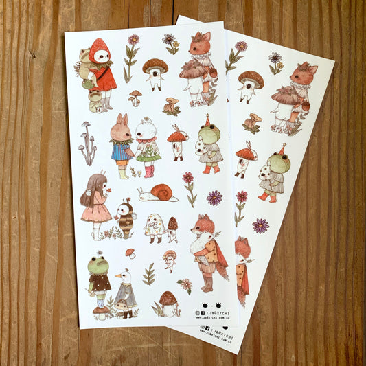 Woodland II Washi Sticker Sheet