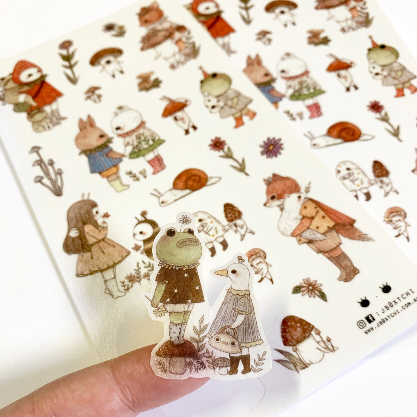 Woodland II Washi Sticker Sheet