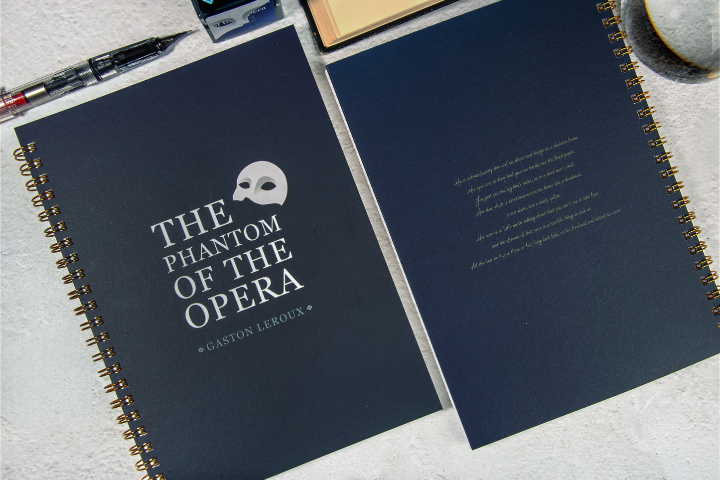 The Phantom of the Opera Spiral Bound A5 Notebook - Line