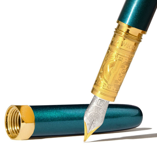 The Bijou Fountain Pen - Printmaker's Teal