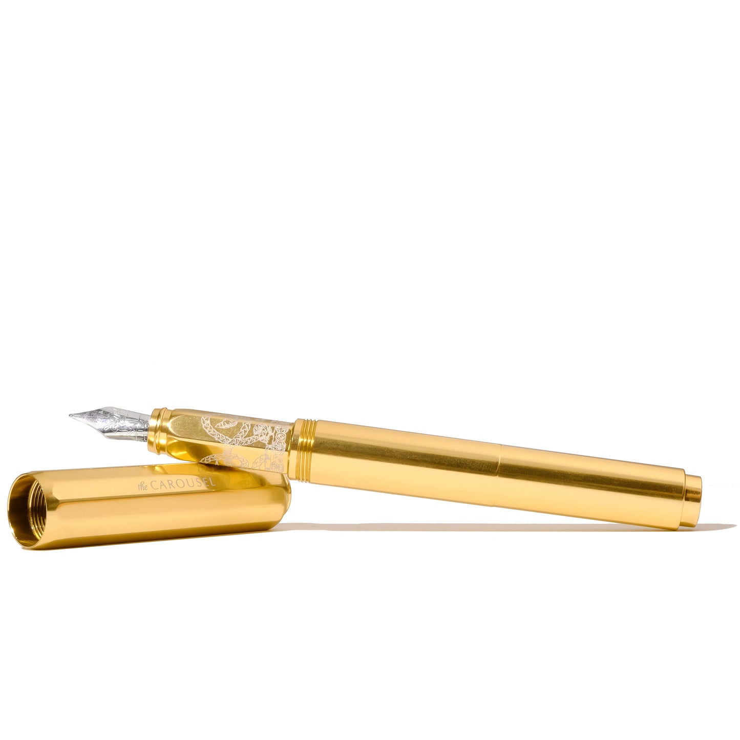 Limited Edition | Aluminum Carousel Fountain Pen - Plaited Gold Tress