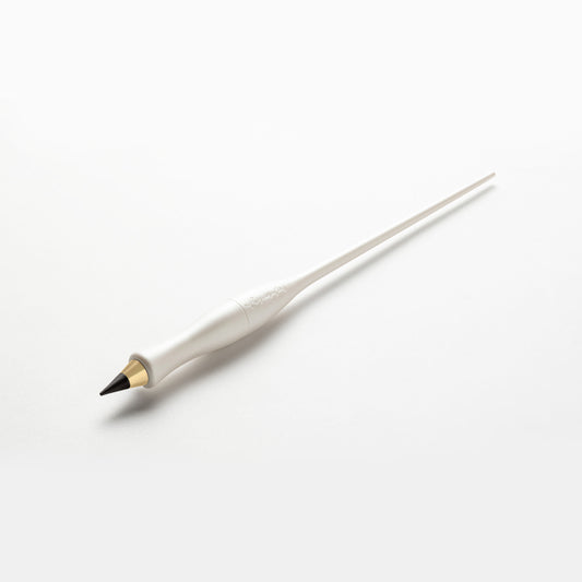 White Nacre Moblique Pencil