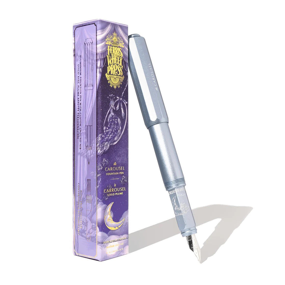 Limited Edition | Aluminum Carousel Fountain Pen - Harlequin Dream